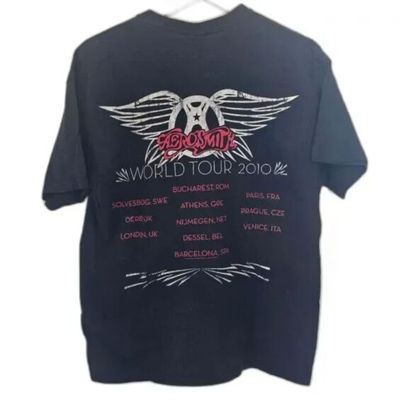 Vintage 2010 Aerosmith Concert T-Shirt | Men’s Size Large | Gildan Tag | EUC - Picture 2 of 2